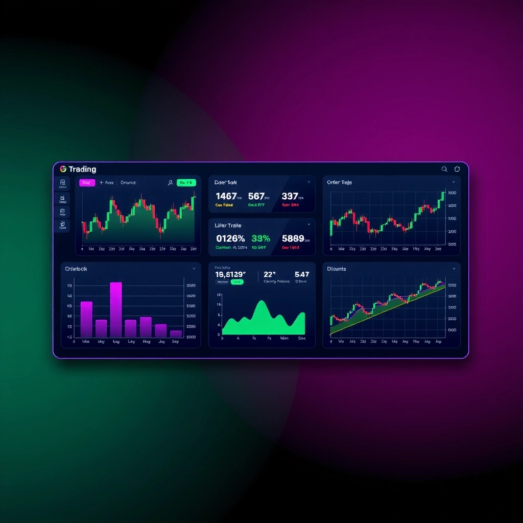 Trading dashboard interface