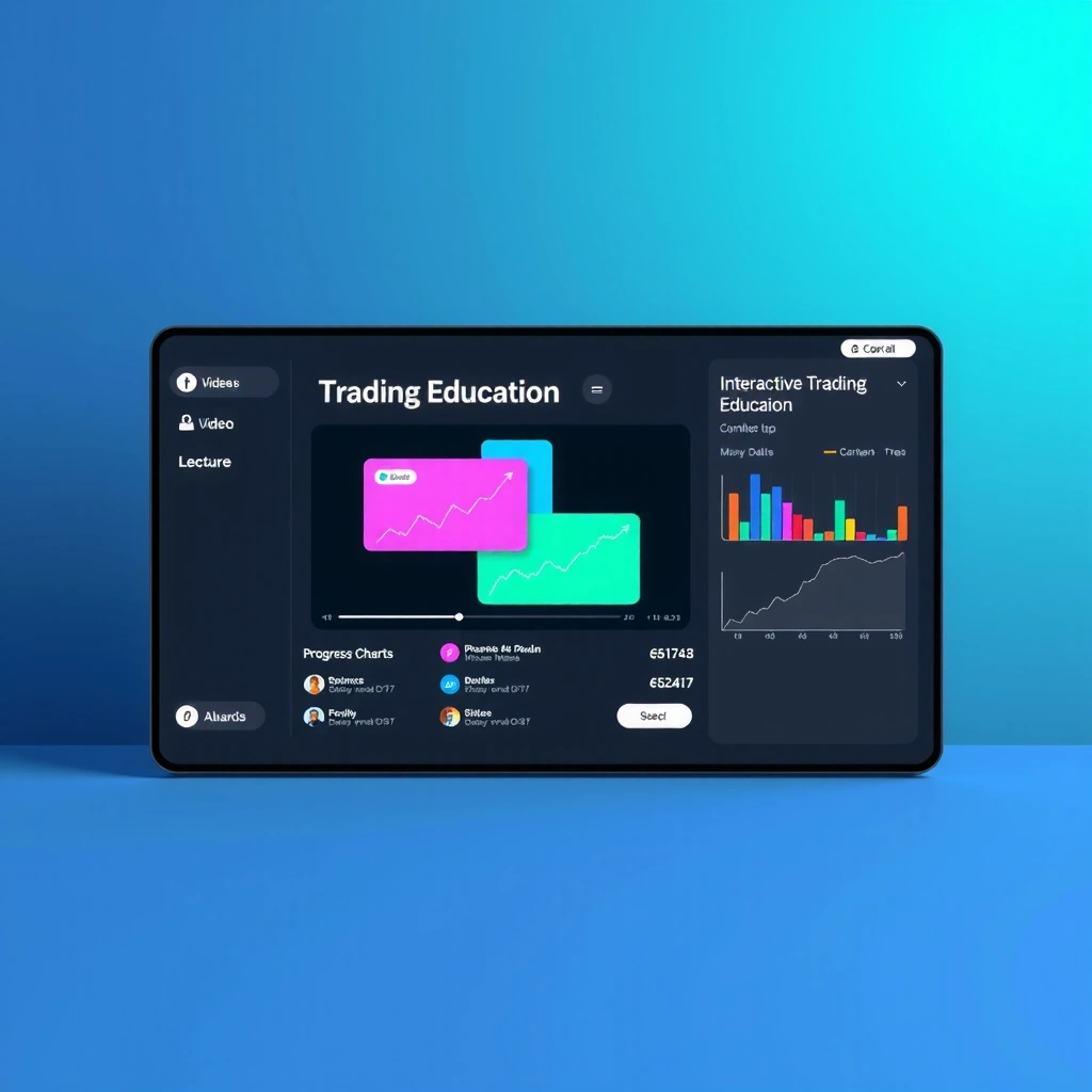 Trading academy interface